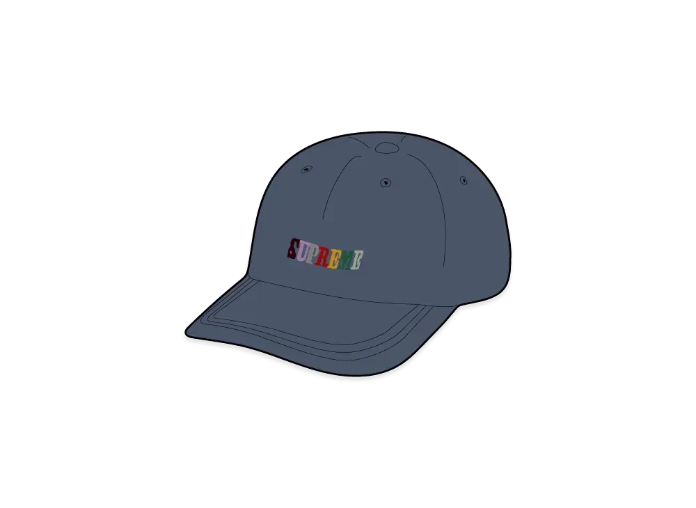 Supreme Pigment Dye 6-Panel "Navy"