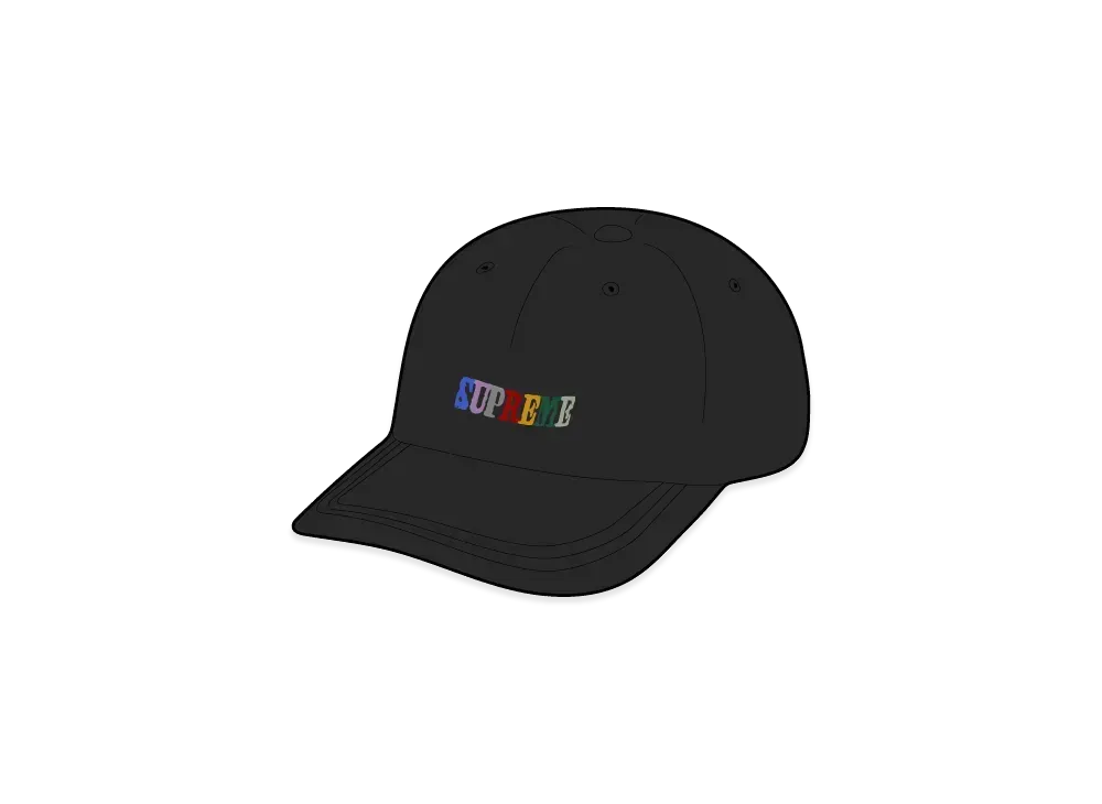 Supreme Pigment Dye 6-Panel "Black"