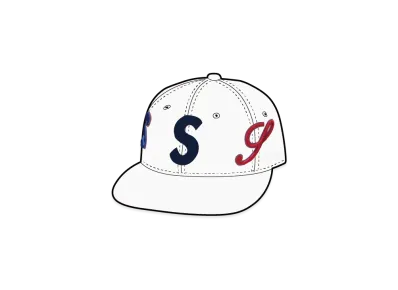 Supreme Multi S Logo New Era "White"