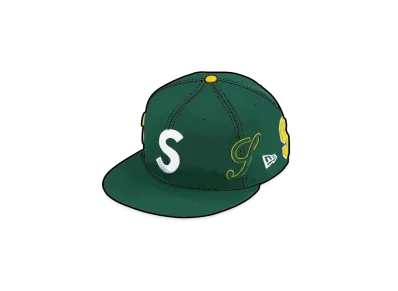 Supreme Multi S Logo New Era "Green"