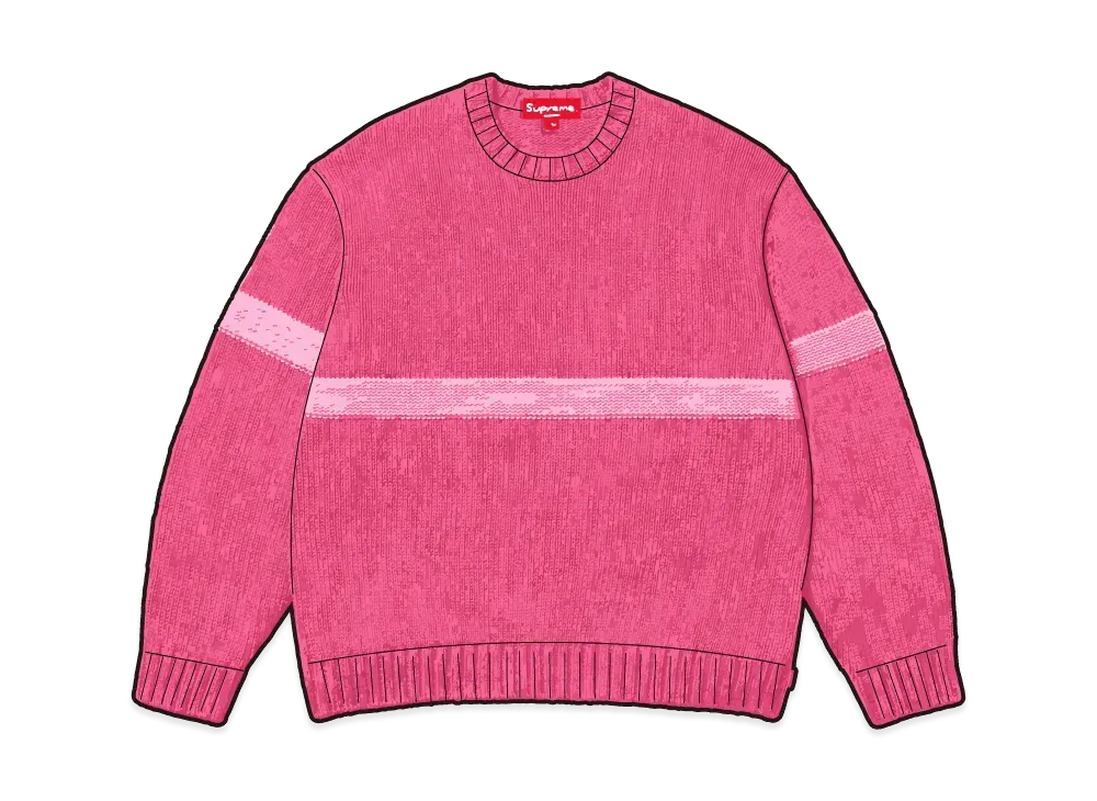 Supreme Tonal Applique Sweater 