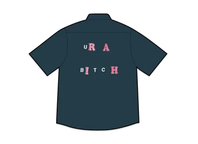 Supreme Bitch S/S Work Shirt "Navy"