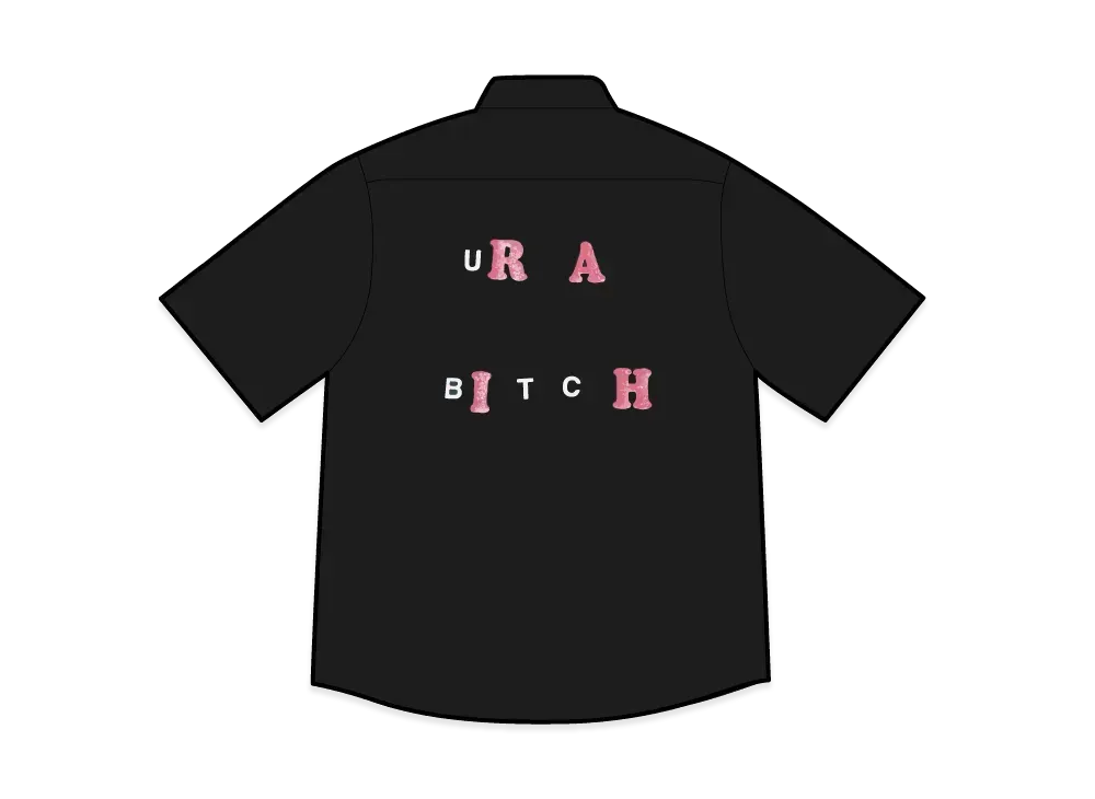 Supreme Bitch S/S Work Shirt "Black"