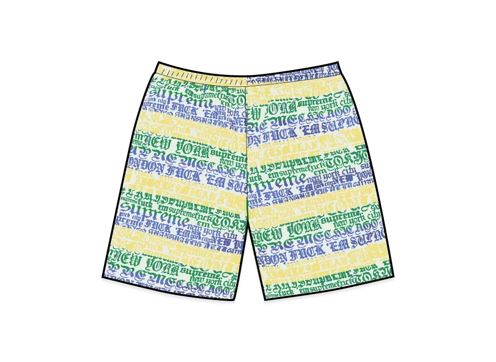 Supreme Cities Jacquard Short "Multi"