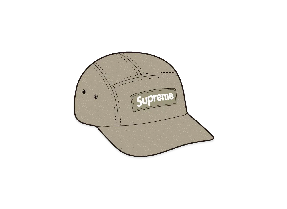 Supreme Denim Camp Cap "Olive"