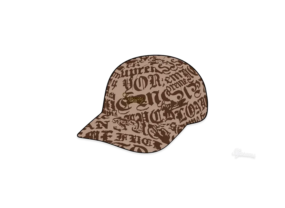 Supreme Cities Jacquard 6-Panel "Tan"