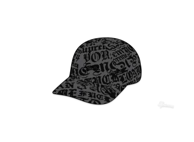 Supreme Cities Jacquard 6-Panel "Black"