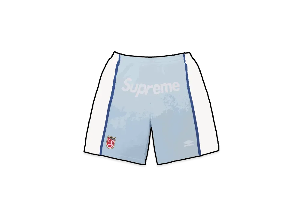 Supreme x Umbro Knit Soccer Short "LightBlue"