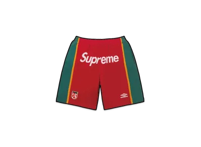 Supreme x Umbro Knit Soccer Short "Red"