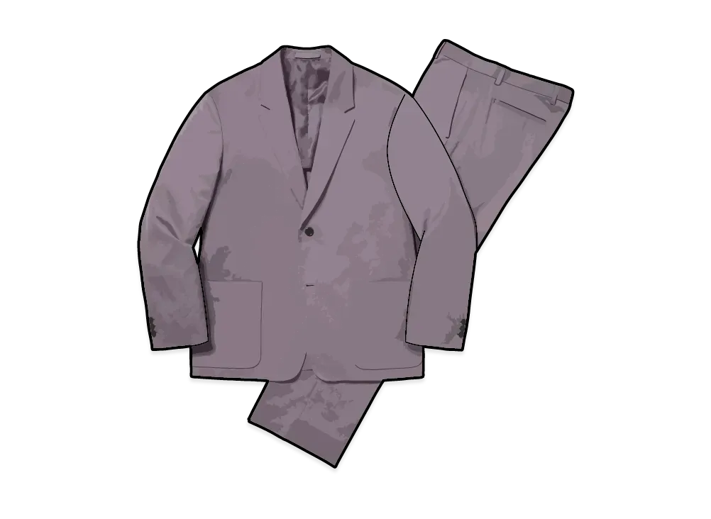 Supreme Sea Island Cotton Suit "Purple"