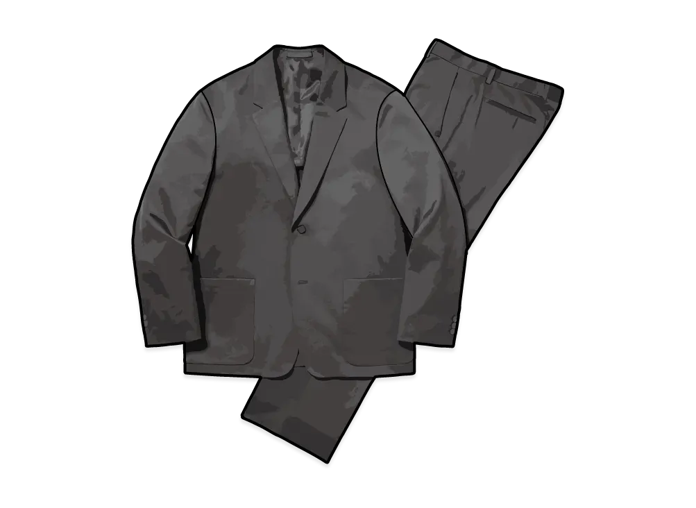 Supreme Sea Island Cotton Suit "Black"