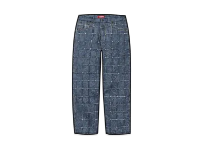 Supreme Studded Seam Loose Fit Jean "Blue"