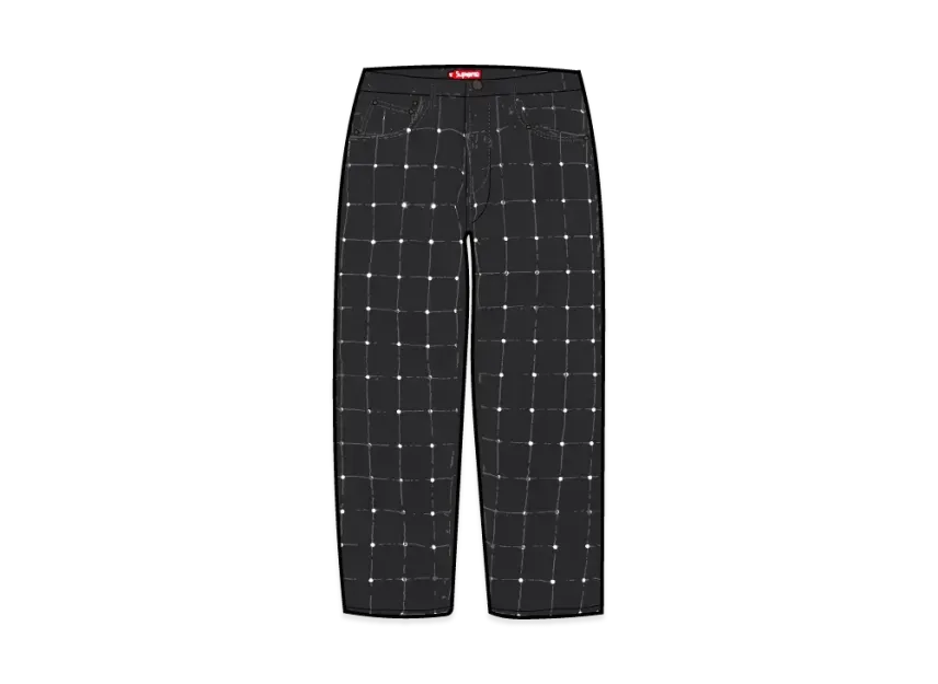Supreme Studded Seam Loose Fit Jean Supreme Studded Seam Loose Fit Jean