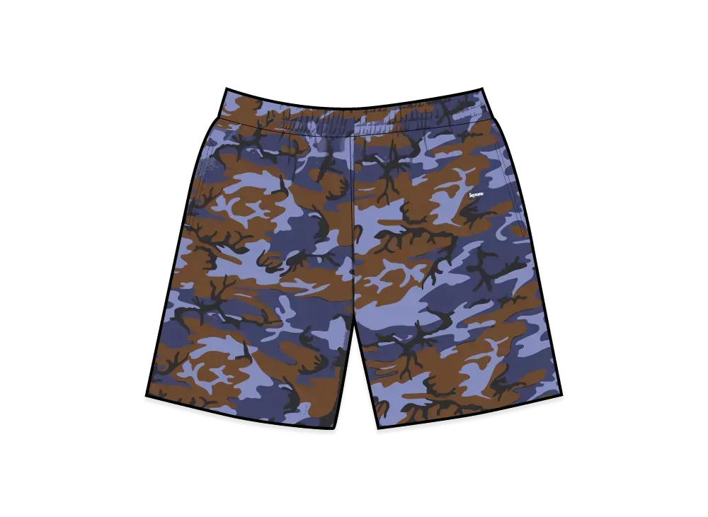Supreme Small Box Sweatshort "BlueCamo"