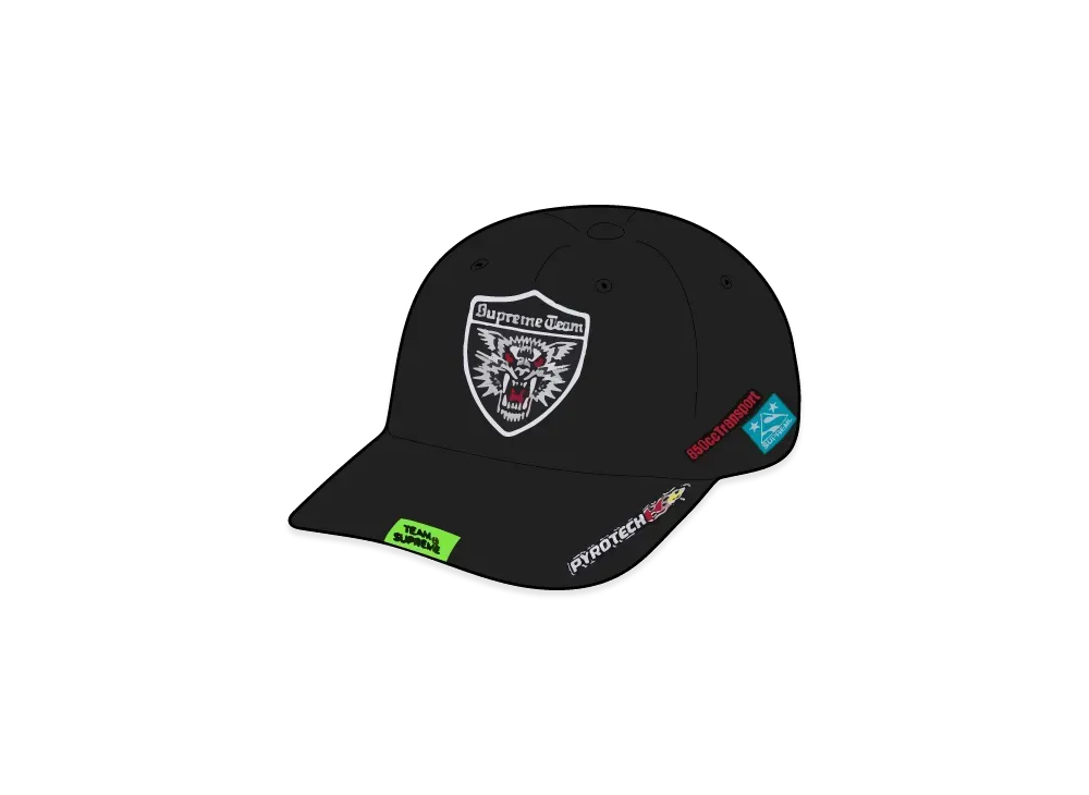 Supreme Racing Team 6-Panel "Black"