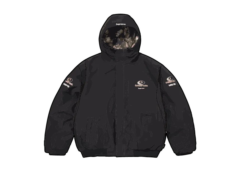 シュプリーム ゴアテックス モッシーオークジャケット "ブラック"