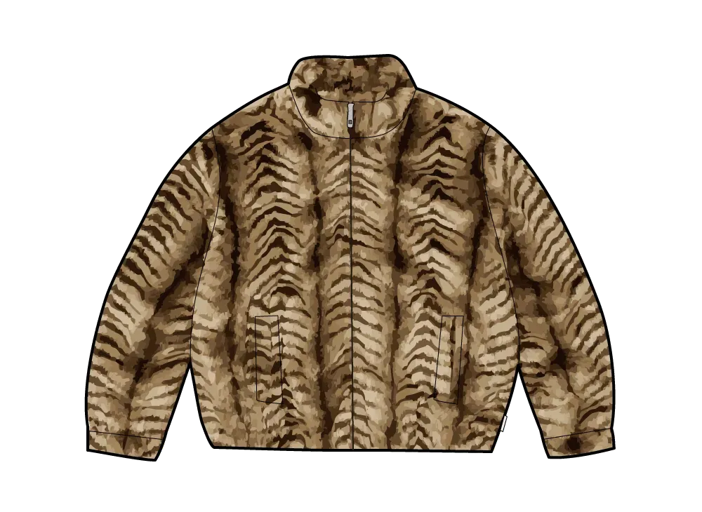 Supreme Faux Fur WINDSTOPPER Bomber Jacket "Tan"
