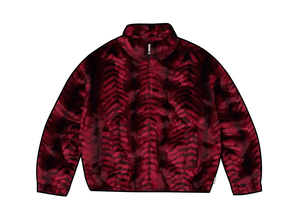 シュプリーム フェイクファー ウインドストッパー ボンバージャケット "レッド"