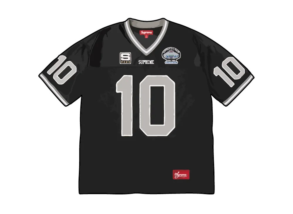 シュプリーム ファインドゴッド フットボールジャージー "ブラック"