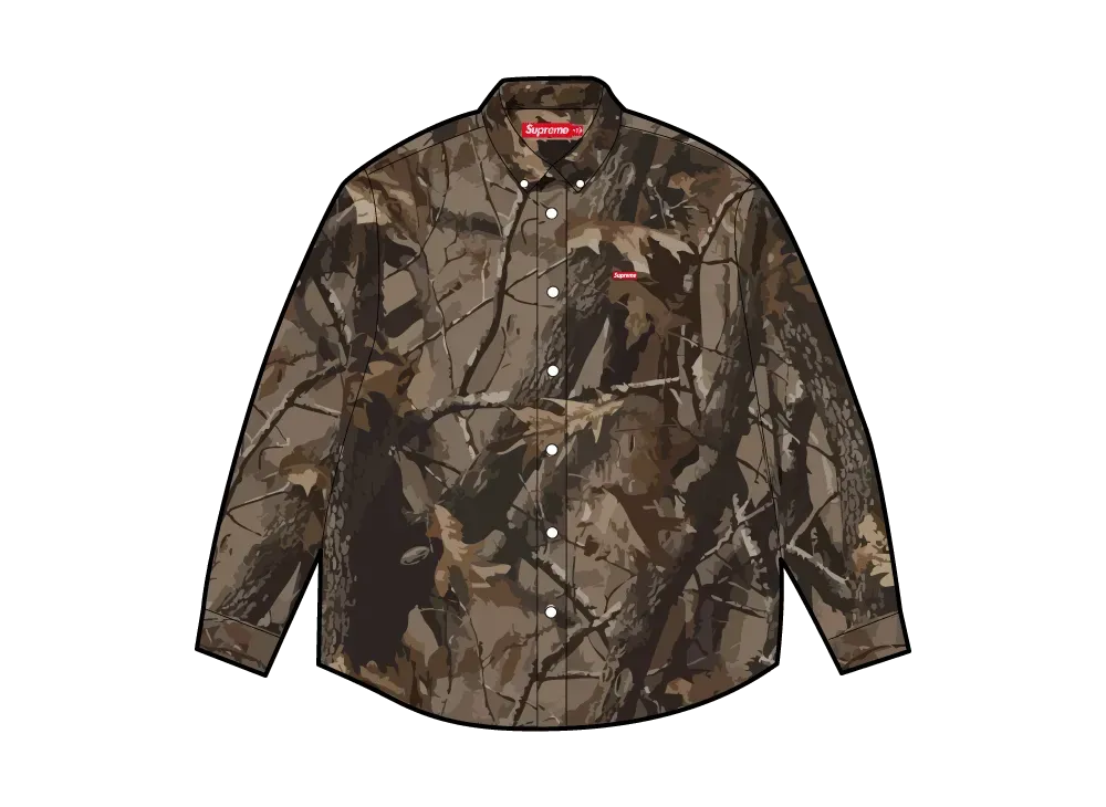 Supreme Small Box Shirt (26SS) "Realtree Hardwoods Camo"