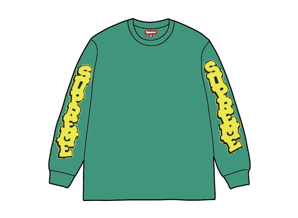 Supreme Cracked Sleeve L/S Top 