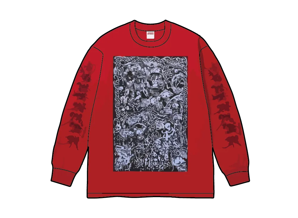 Supreme Wombat L/S Tee "Red"