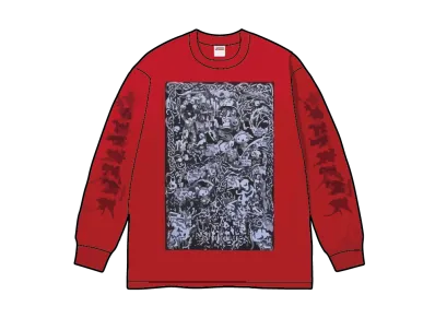 Supreme Wombat L/S Tee "Red"