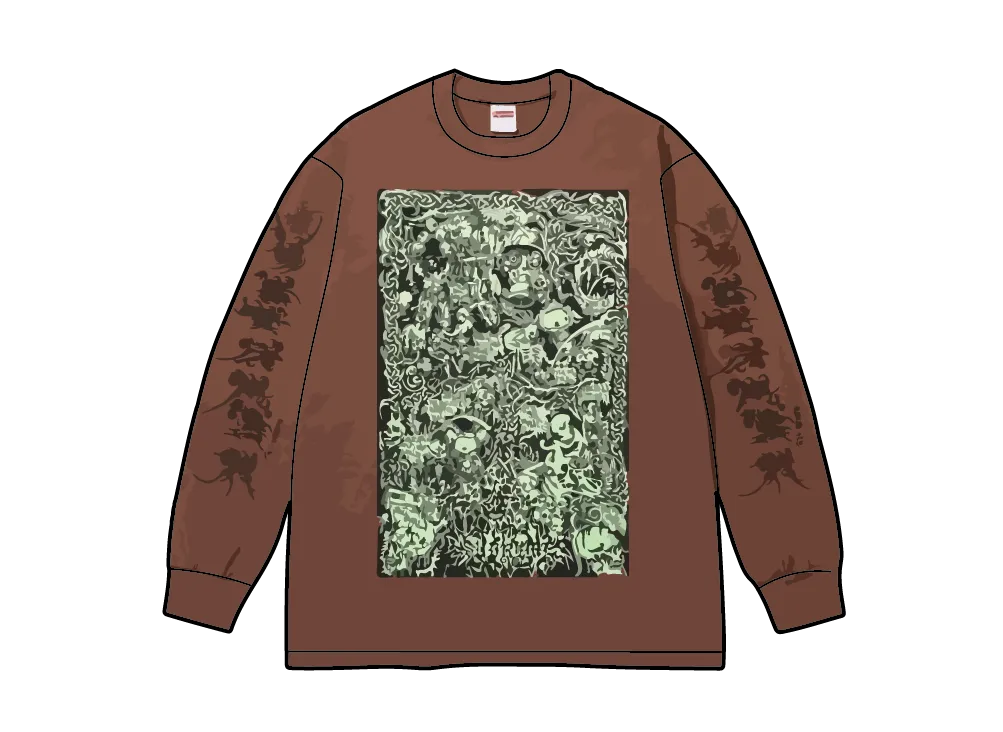 Supreme Wombat L/S Tee "Brown"