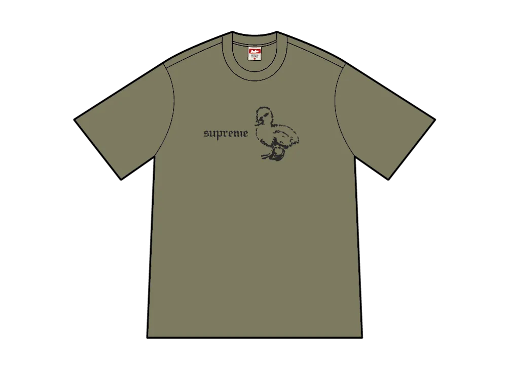 Supreme Duck Tee "Light Olive"