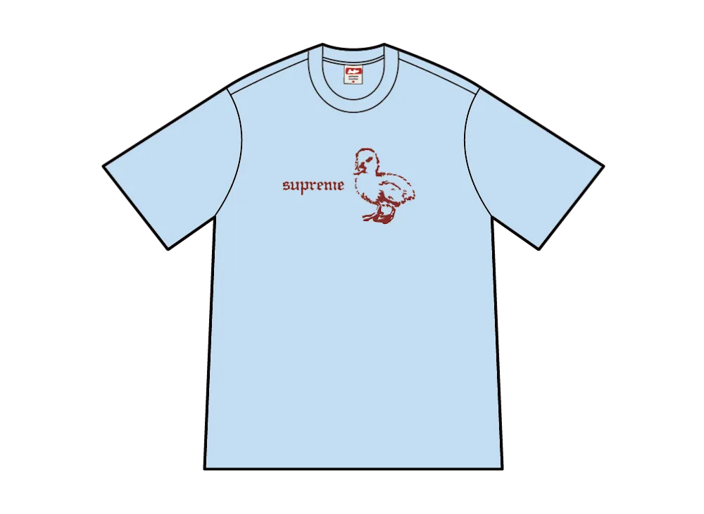 supreme Duck Tee powder blue Ｍサイズ Supreme Duck Tee 