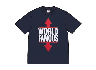 Supreme World Famous Tee "Navy"