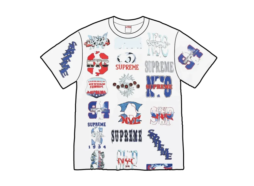 Supreme Flash Tee "White"