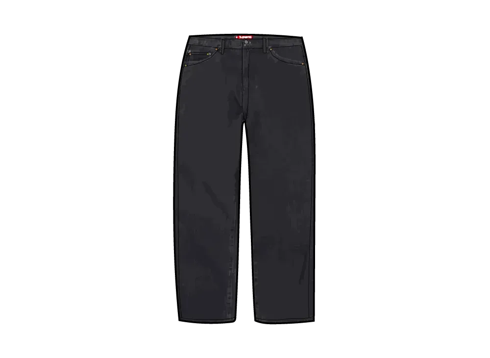 シュプリーム バギージーンズ (26SS) "ブラック"