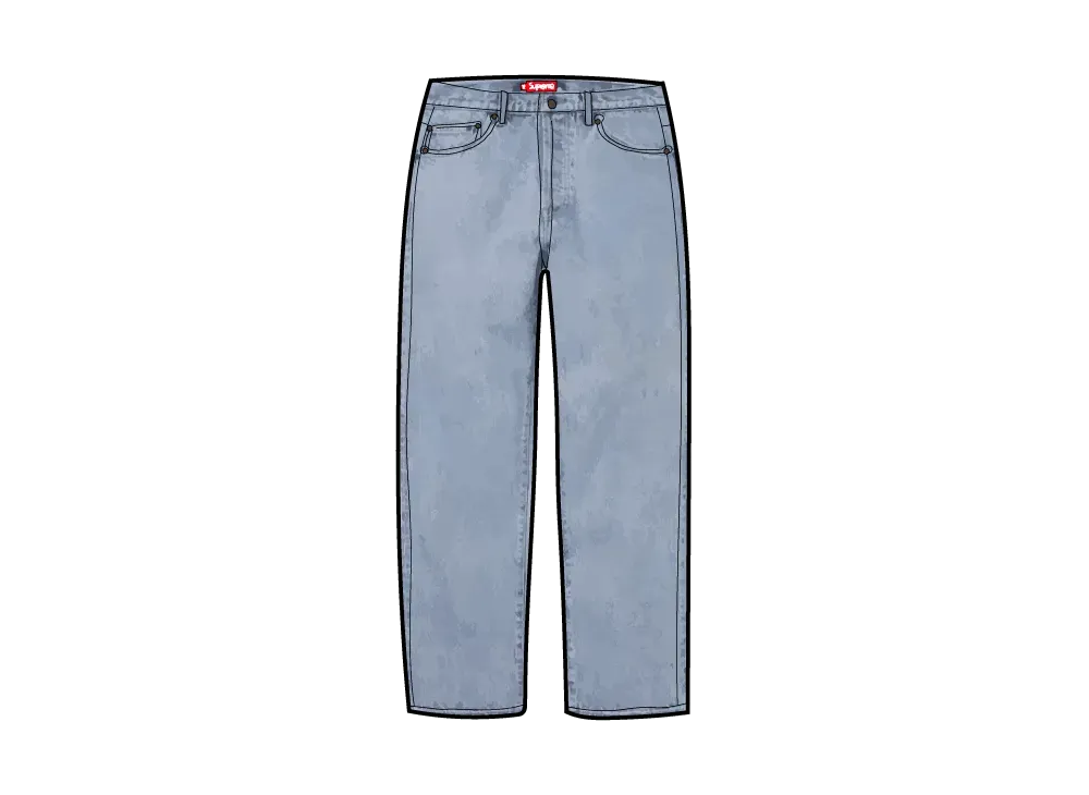Supreme Regular Jean (26SS) "Washed Indigo"