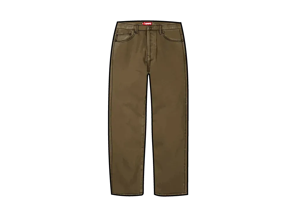 Supreme Regular Jean (26SS) "Olive"