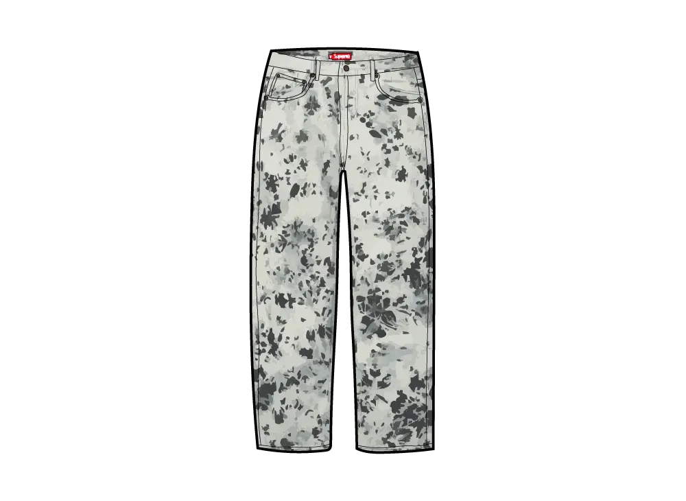 シュプリーム レギュラージーンズ (26SS) "タイダイ"