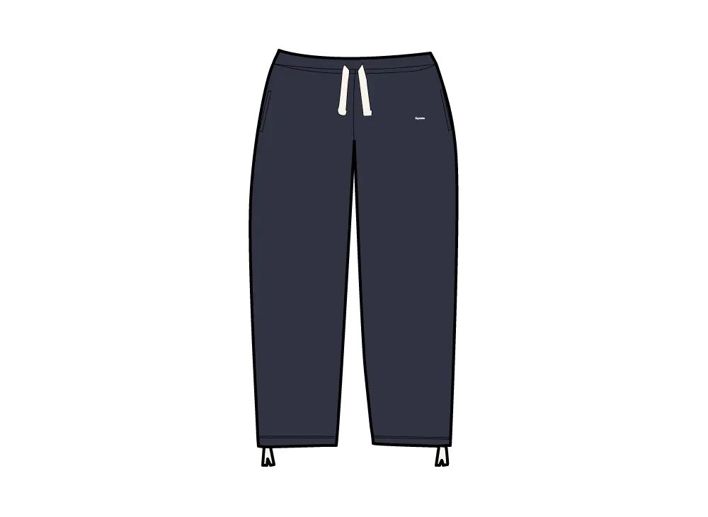 Supreme Small Box Drawstring Sweatpant (26SS) "Navy"