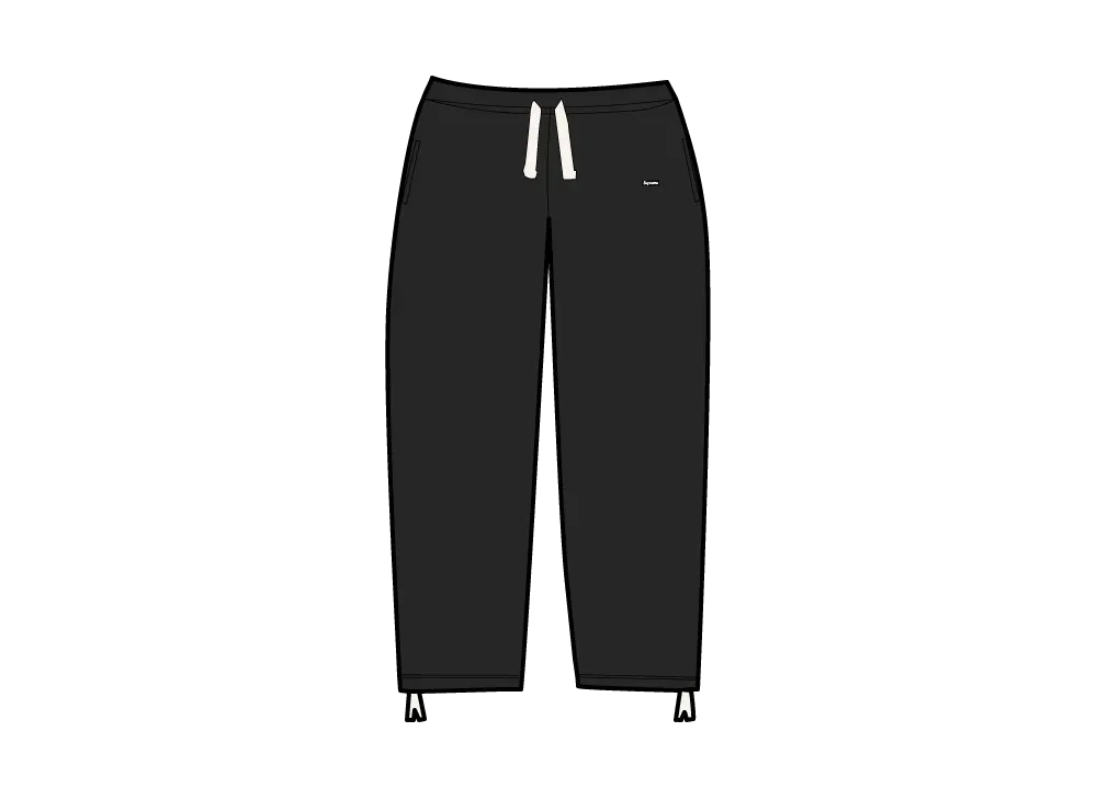 シュプリーム スモールボックス ドローストリング スウェットパンツ (26SS) "ブラック"