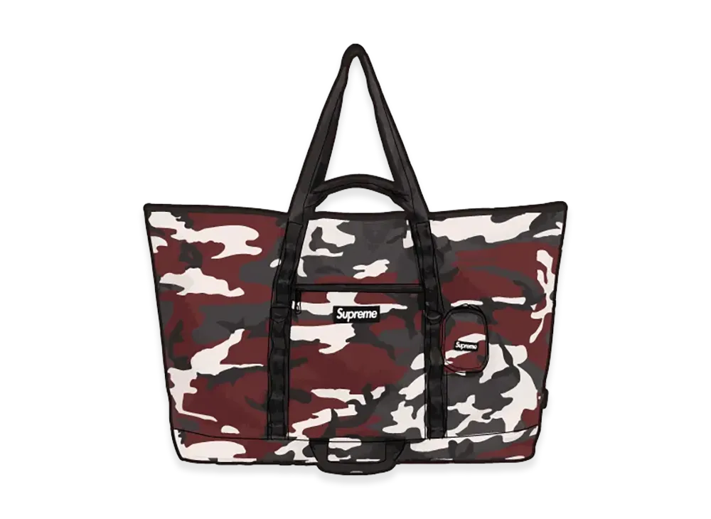 Supreme X-Large Tote Bag + Utility Pouch (26SS) "Red Camo"
