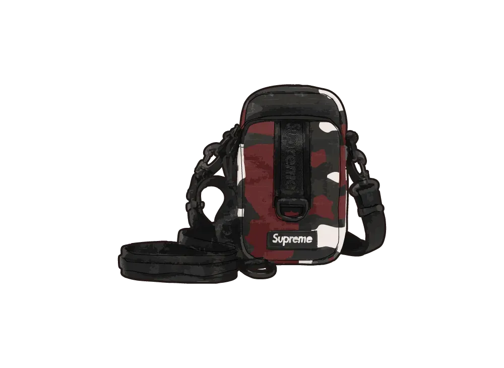シュプリーム ショルダーバッグ (26SS) "レッドカモ"