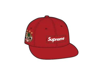 Supreme Shop Box Logo New Era (Milan) "Red"