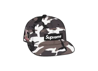 Supreme Shop Box Logo New Era (Paris) "Snow Camo"
