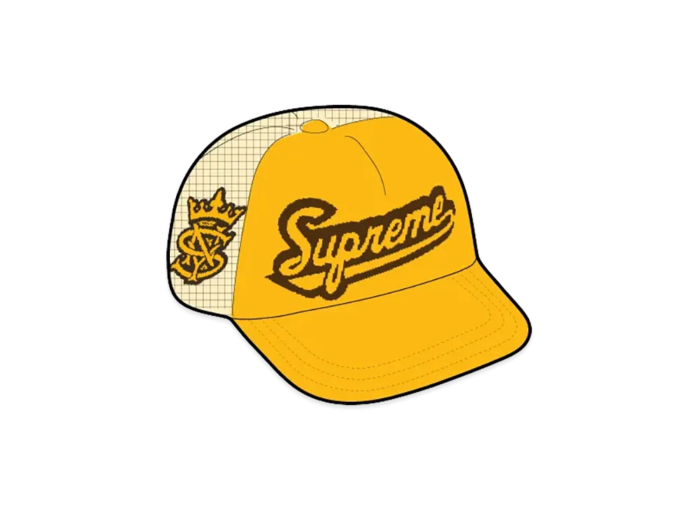 Supreme University Mesh Back 5-Panel "Gold"