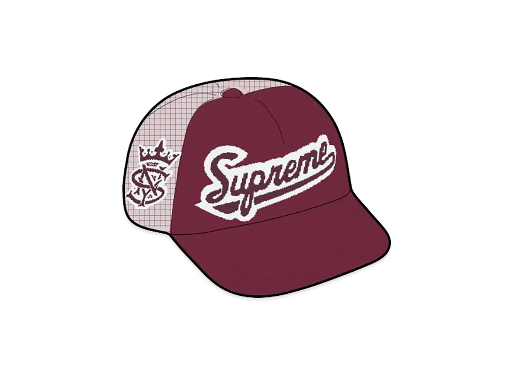 Supreme University Mesh Back 5-Panel "Cardinal"