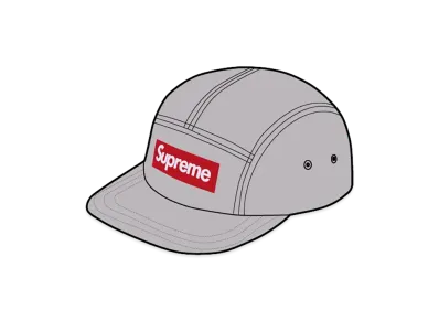 Supreme Washed Chino Twill Camp Cap (26SS) "Grey"