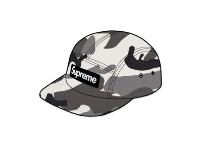 Supreme Washed Chino Twill Camp Cap (26SS) "Snow Camo"