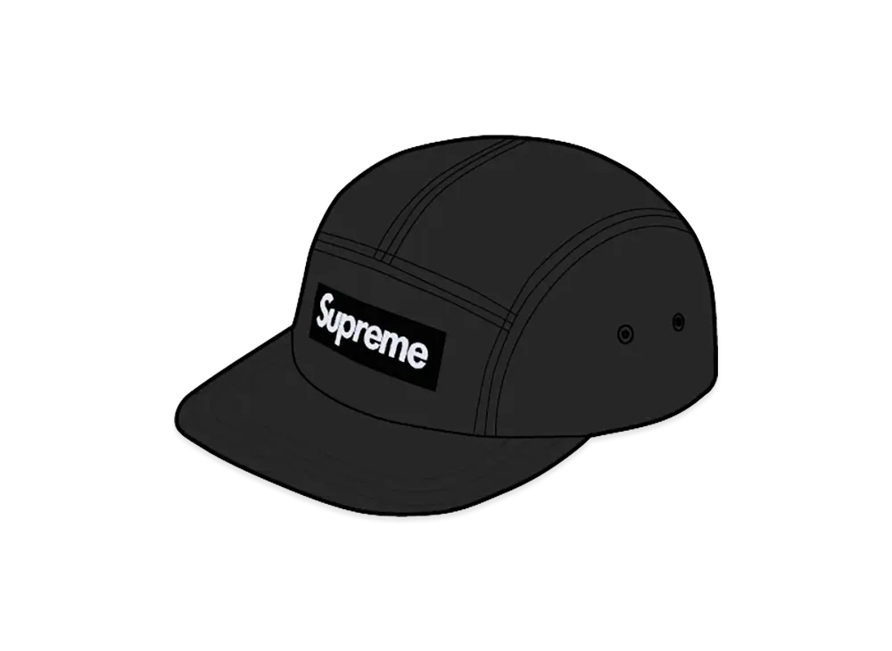 シュプリーム ウォッシュド チノツイル キャンプキャップ (26SS) "ブラック"
