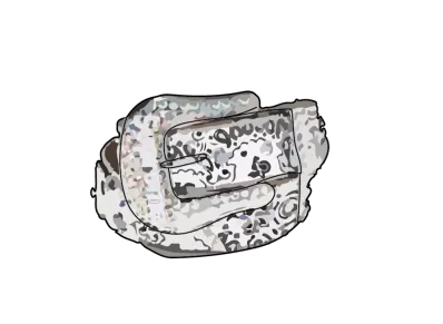 Supreme x b.b. Simon Bandana Belt "White"