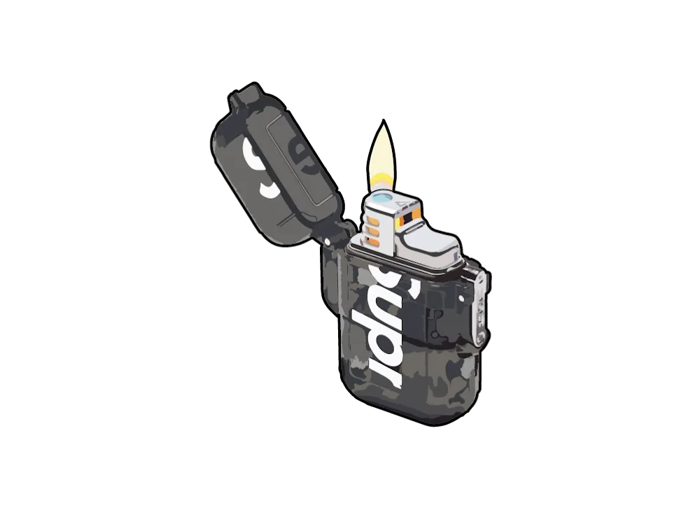 シュプリーム x ウインドミル ザグライター "ブラック"