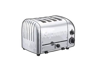Supreme x Dualit 4-Slice Toaster "Chrome"